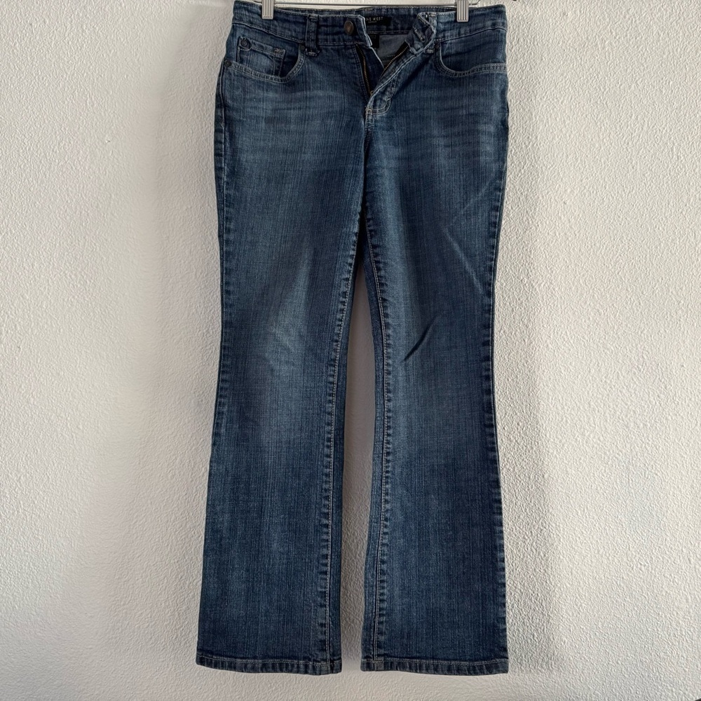 Nine West Y2K Jeans Denim Bootcut Medium Wash Mid Rise Zip Closure Size 6 / 27 - Picture 9 of 16